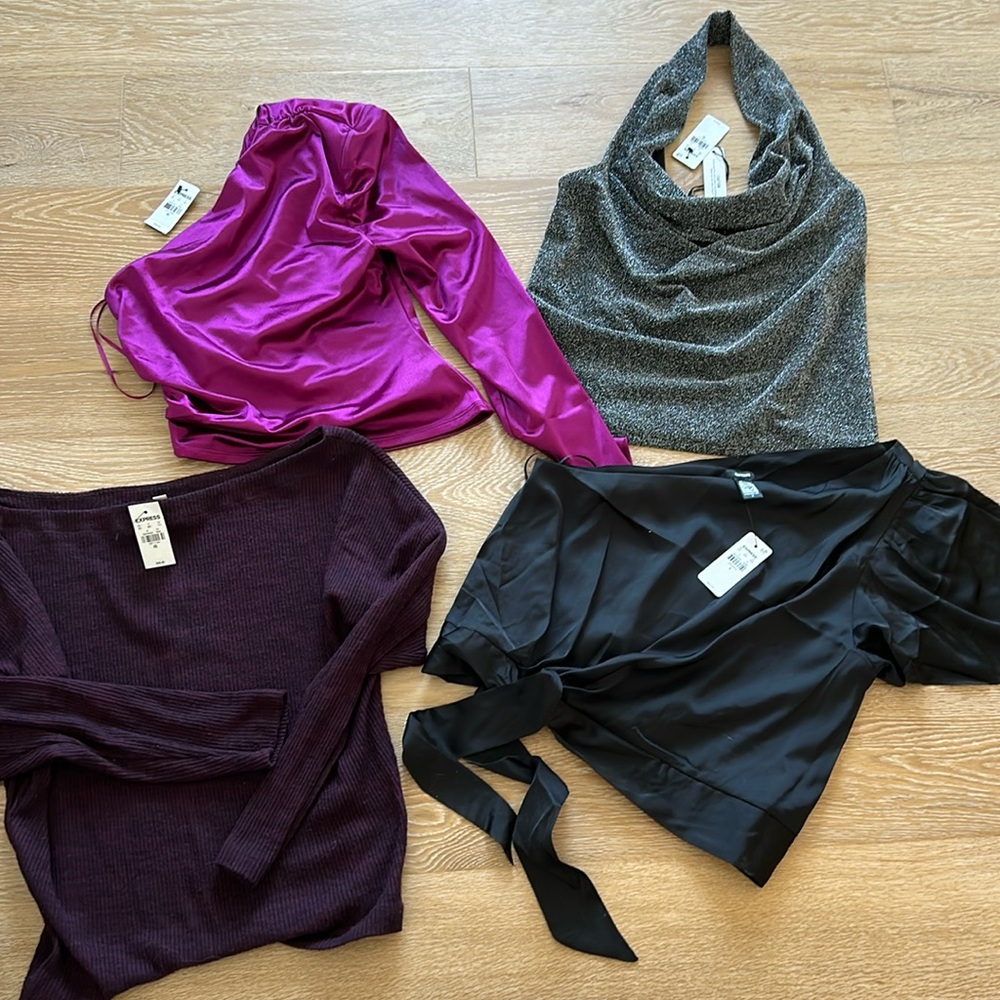 Bundle of 4 NWT Express tops